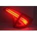 Honda HRV HR-V 15-19 Dark Chrome Clear Light Bar LED Tail Lamp